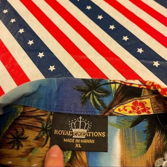 Royal Creations Hawaiian Aloha Button Down Shirt - Picture 5 of 16